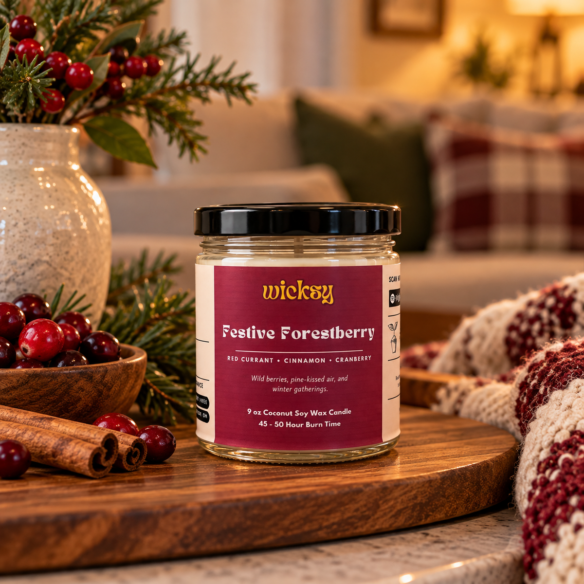 Festive Forestberry Candle