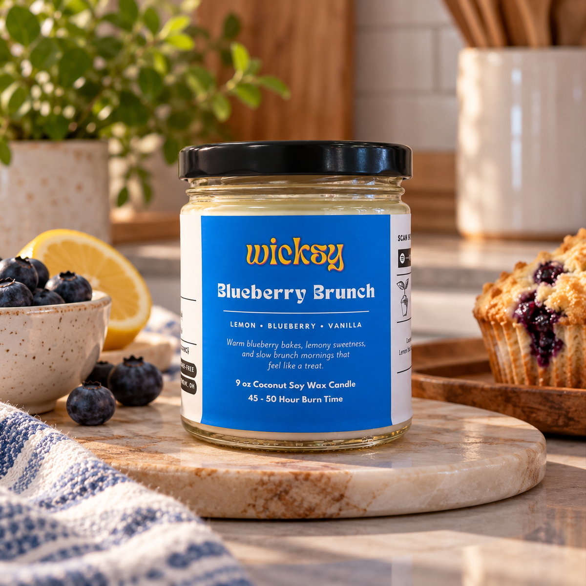 Blueberry Brunch Candle