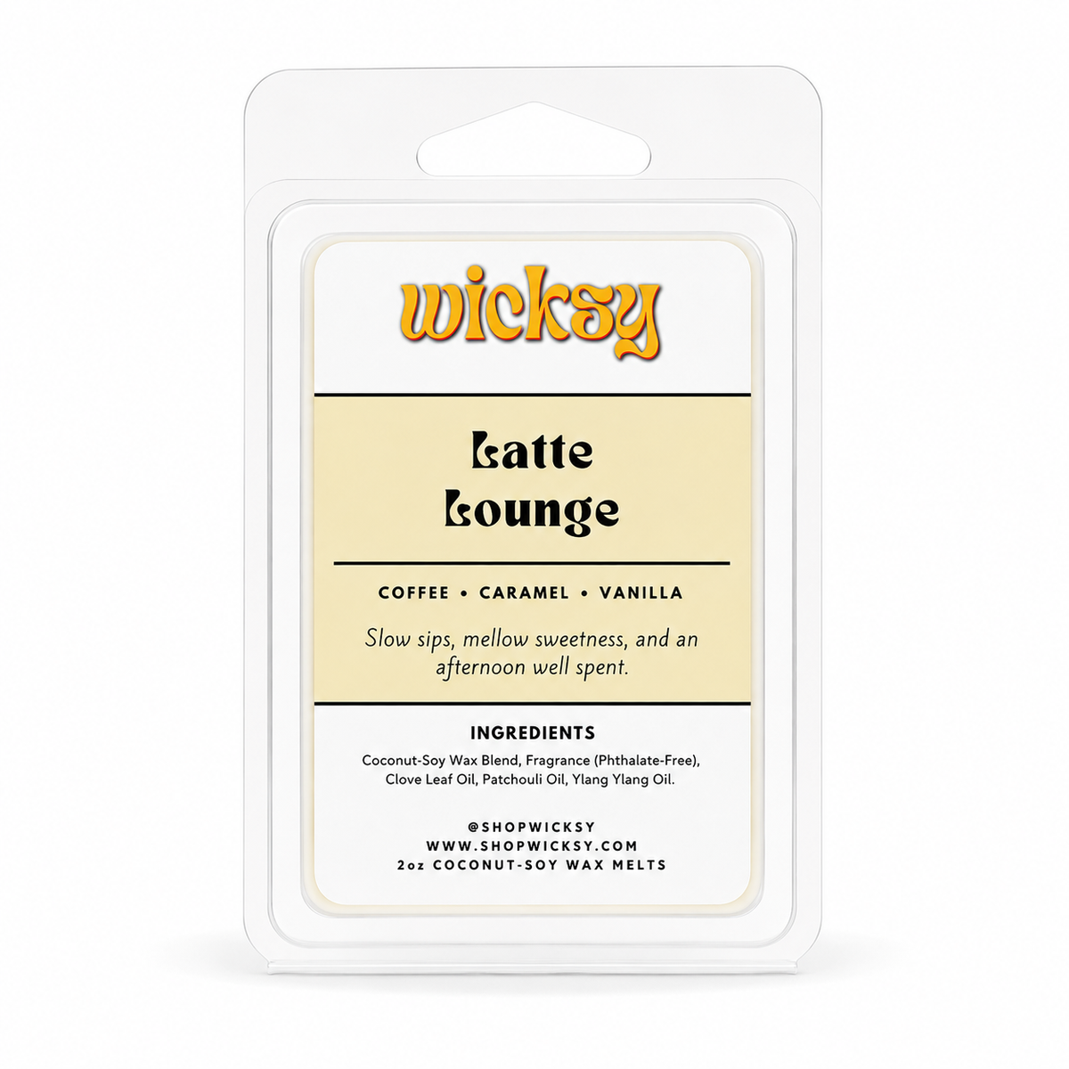 Latte Lounge Wax Melt by Wicksy