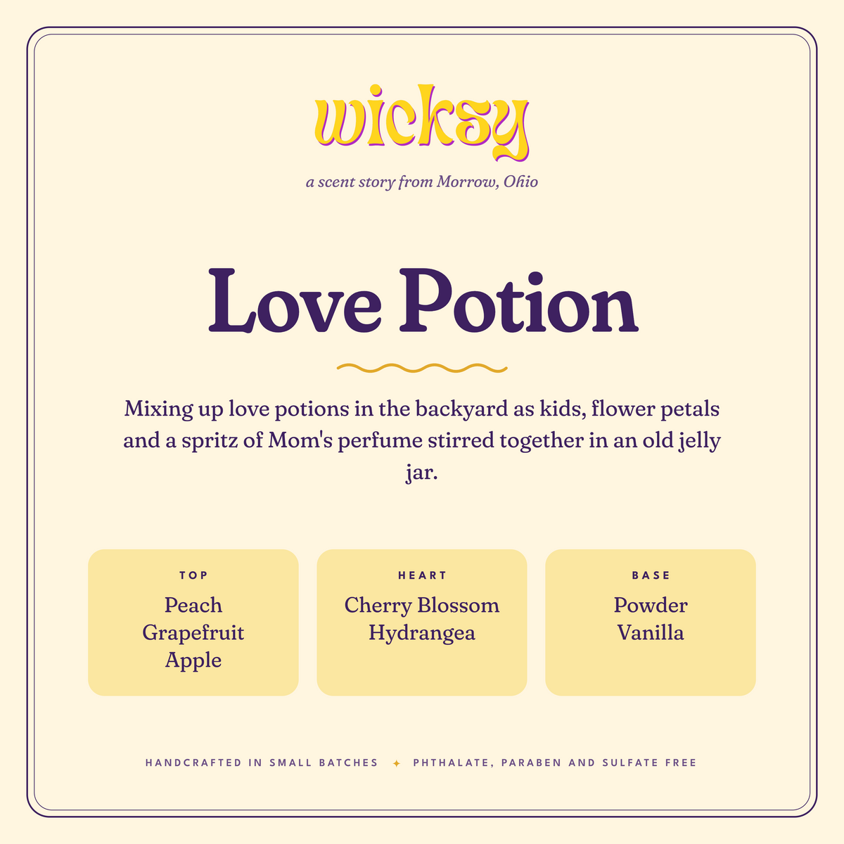 Love Potion Car Freshener