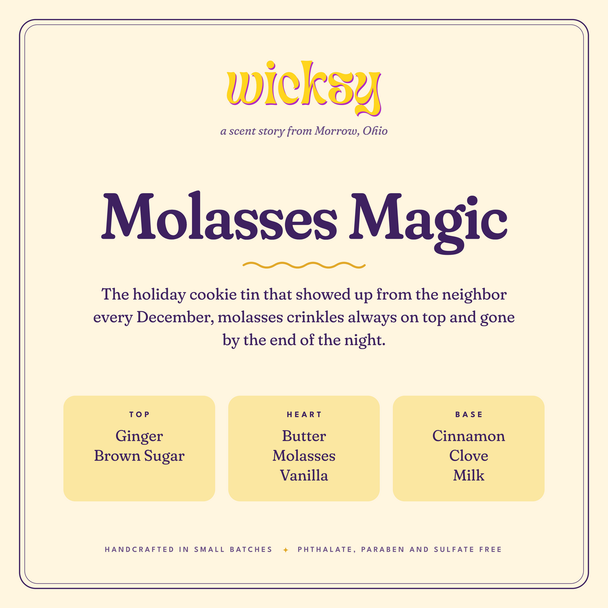 Molasses Magic Car Freshener