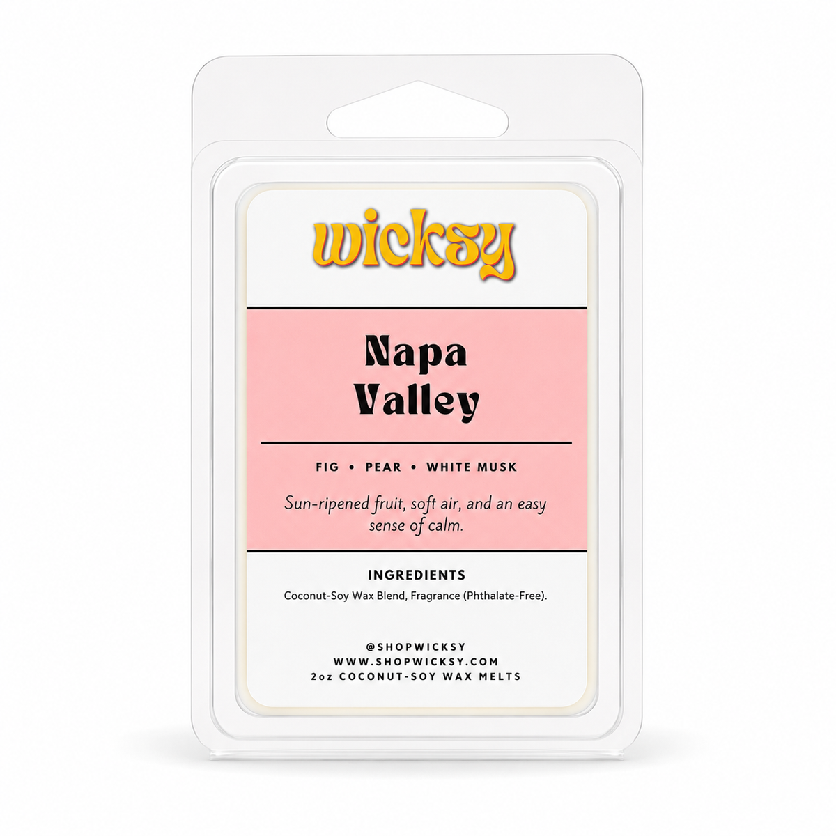 Napa Valley Wax Melt by Wicksy