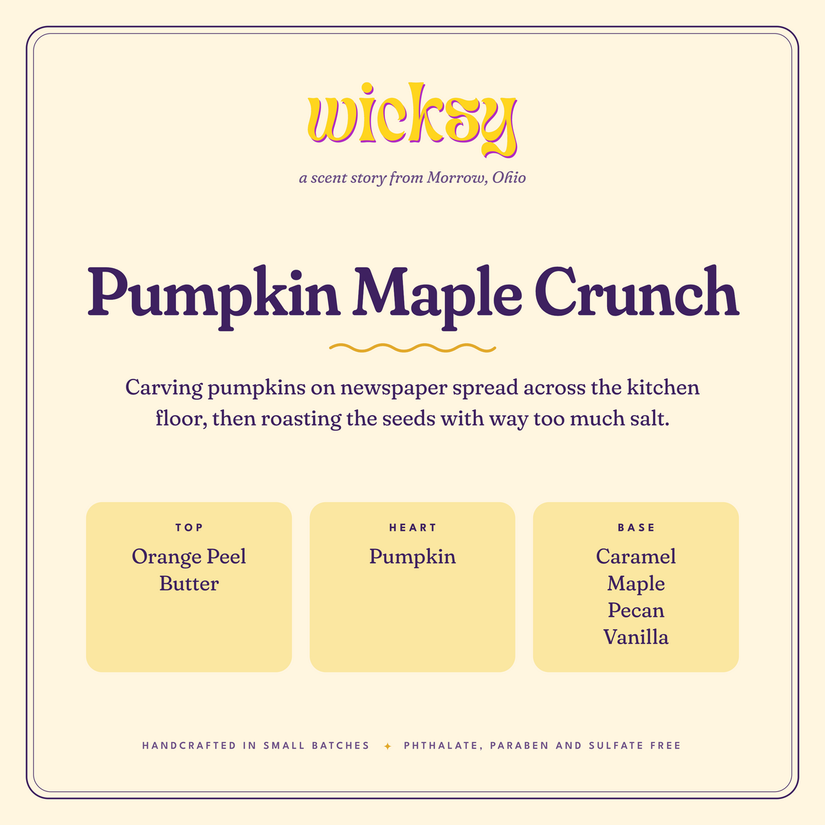 Pumpkin Maple Crunch Candle