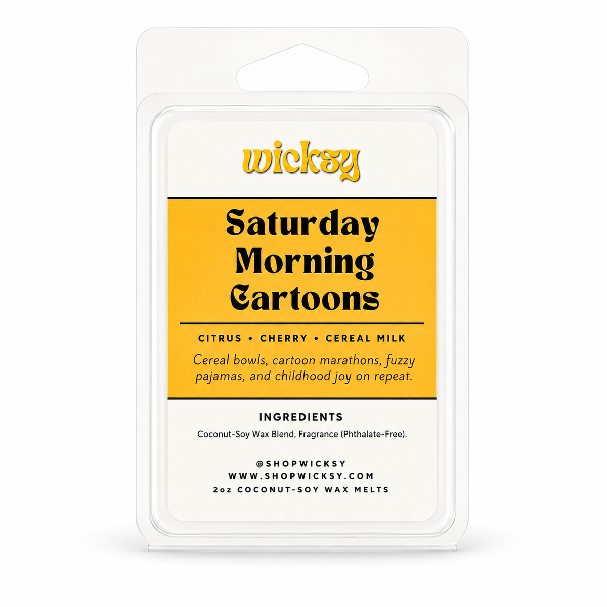 Saturday Morning Cartoons Wax Melt by Wicksy