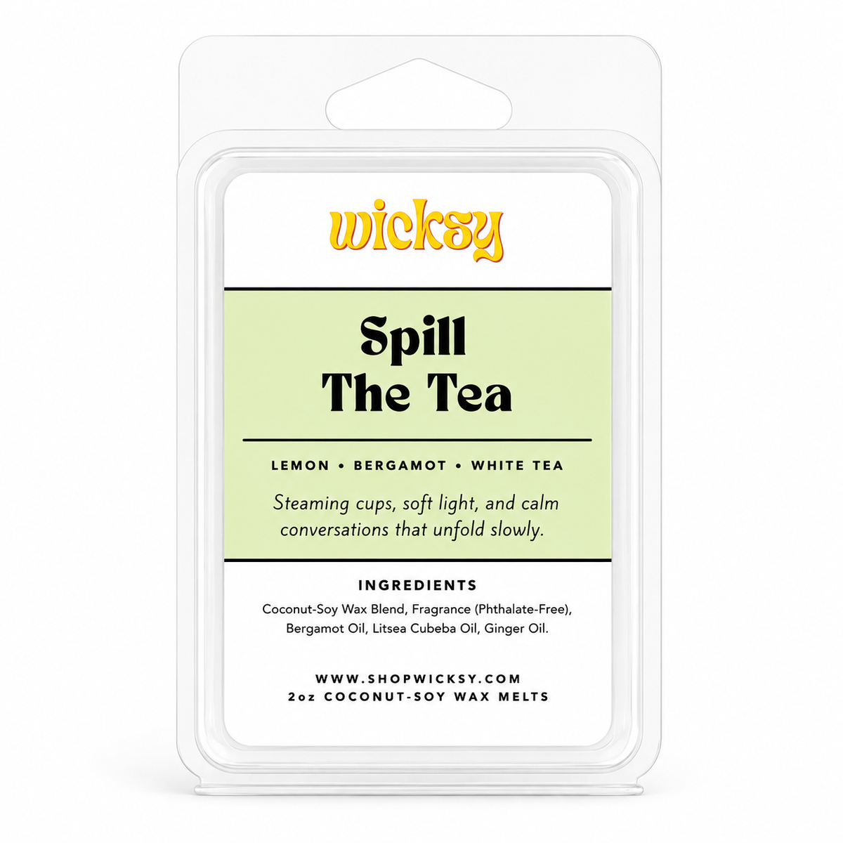 Spill The Tea Wax Melt by Wicksy