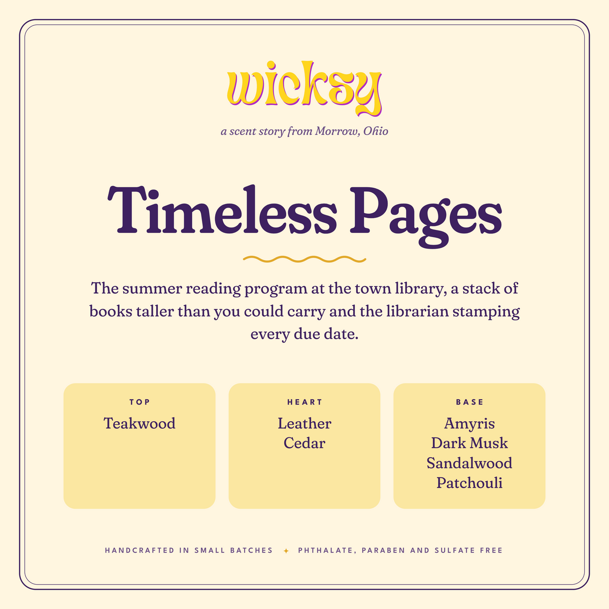 Timeless Pages Candle