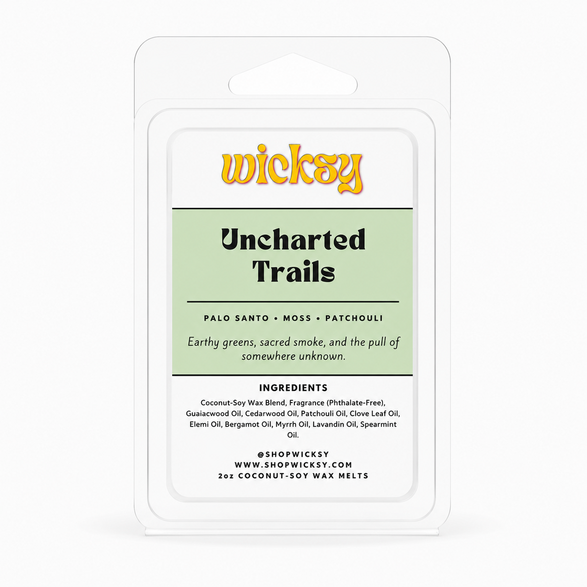 Uncharted Trails Wax Melt by Wicksy