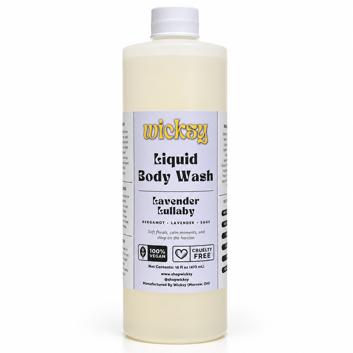 Lavender Lullaby Body Wash by Wicksy