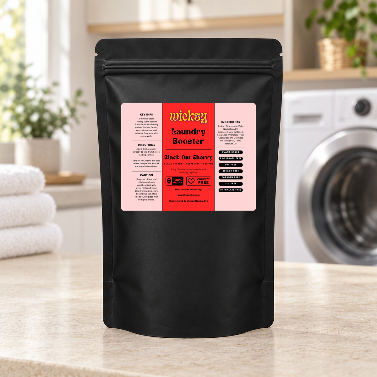 Black Out Cherry Laundry Scent Booster