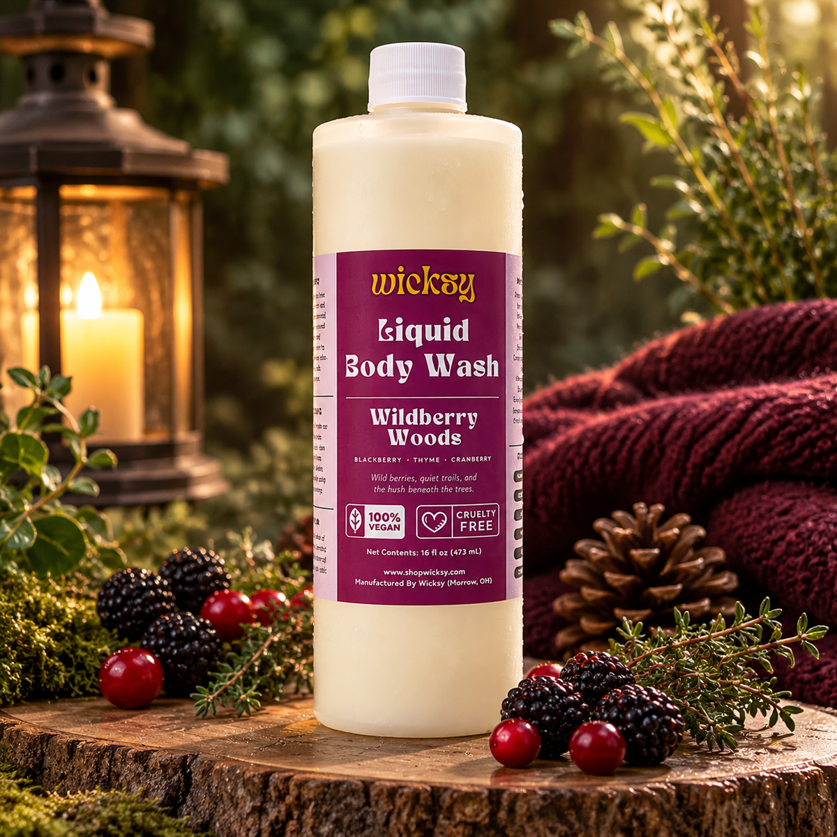 Wildberry Woods Body Wash by Wicksy, photo 5