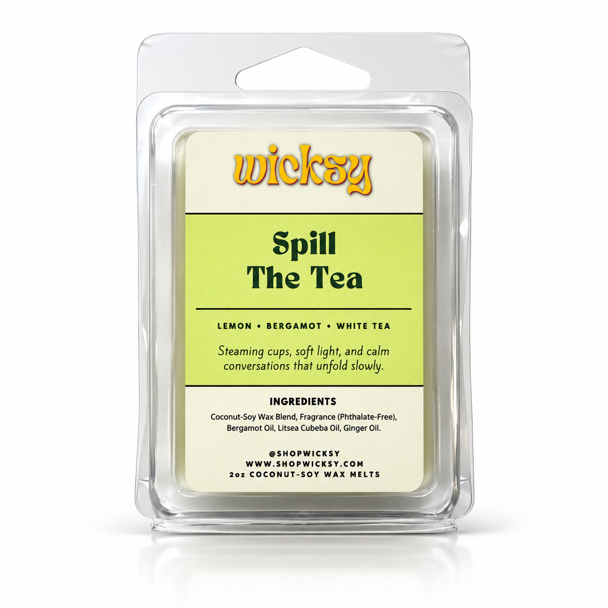 Spill The Tea Wax Melt by Wicksy