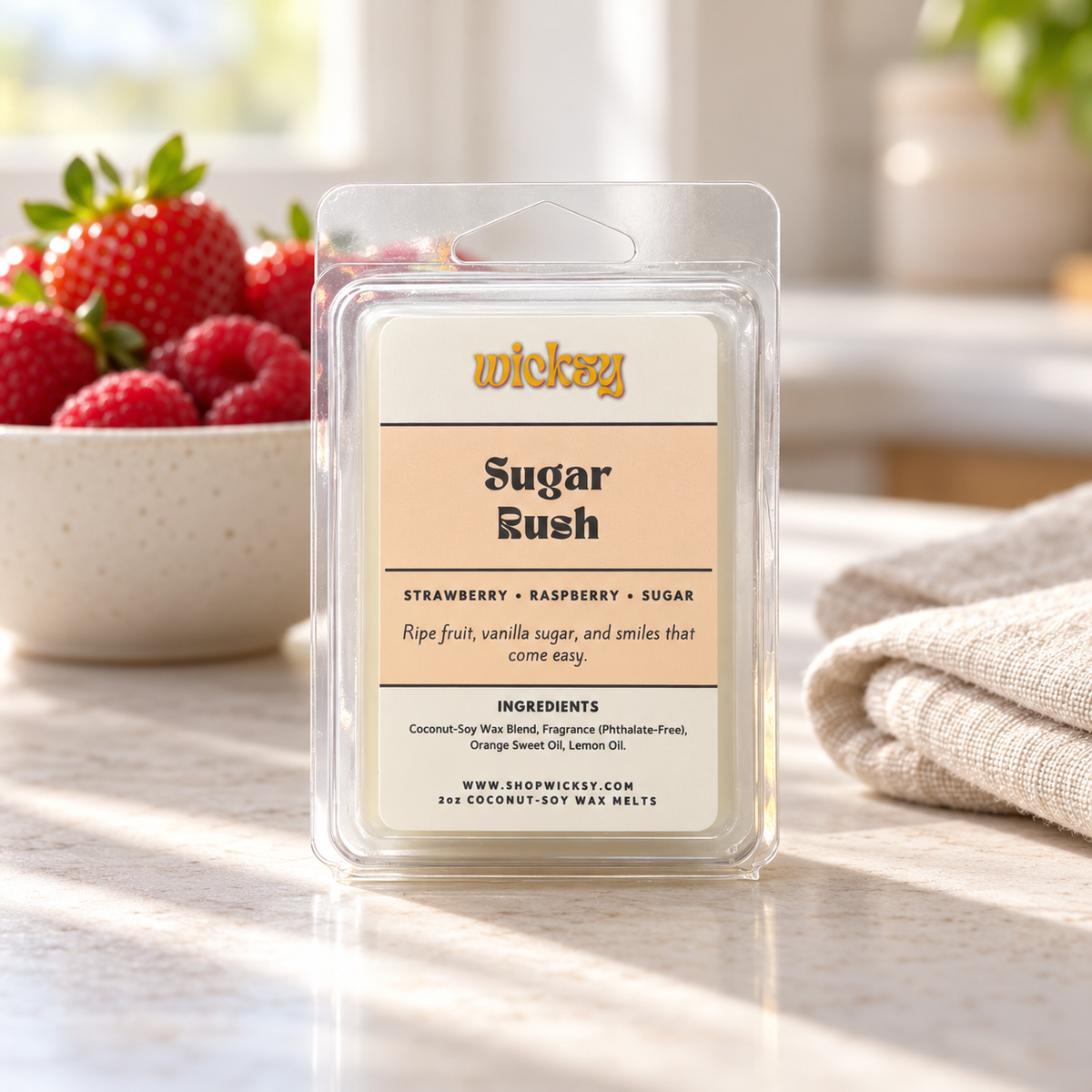 Sugar Rush Wax Melt by Wicksy, photo 3