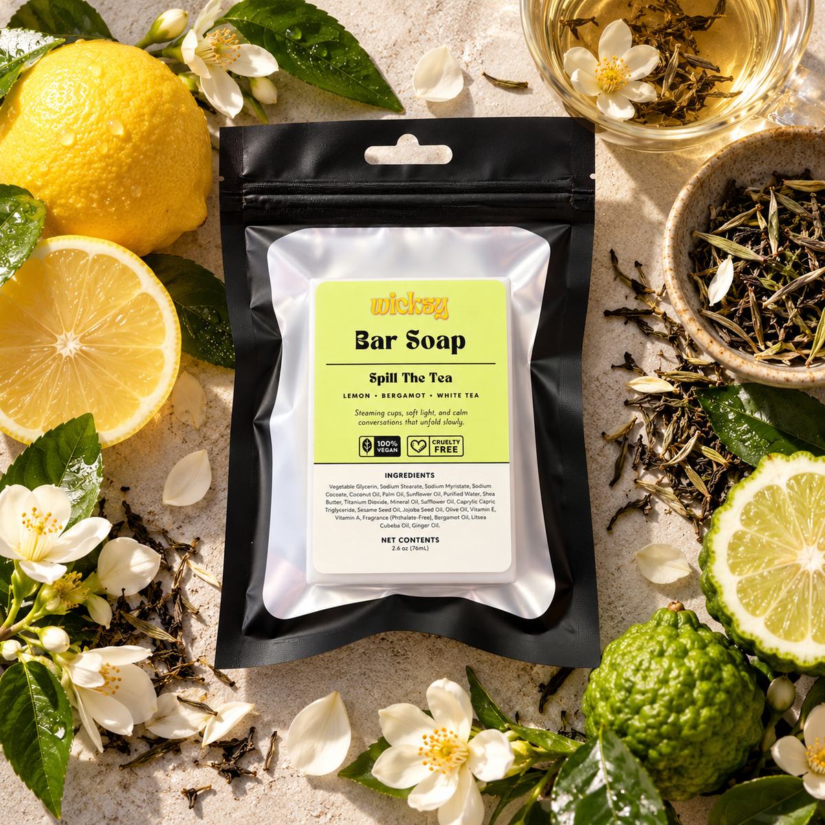 Spill The Tea Bar Soap by Wicksy, photo 3