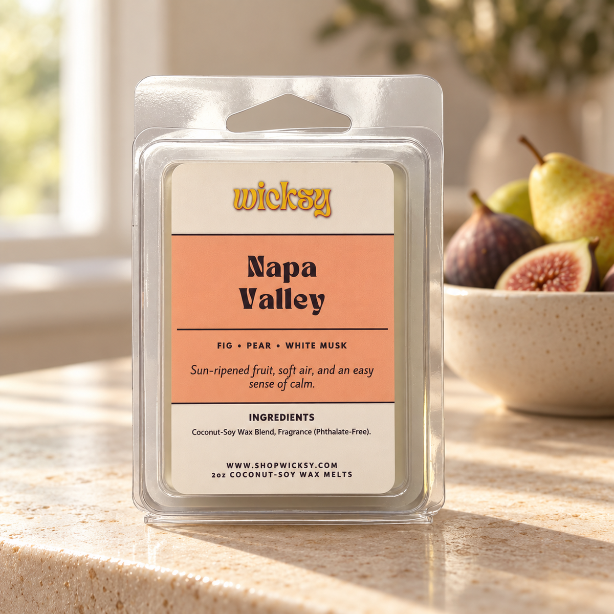 Napa Valley Wax Melt by Wicksy, photo 3