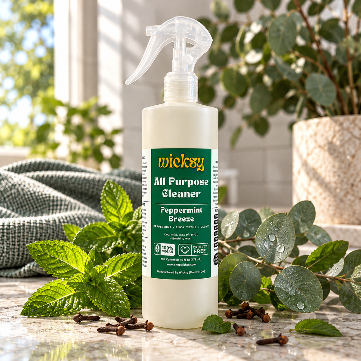 Peppermint Breeze All Purpose Cleaner by Wicksy