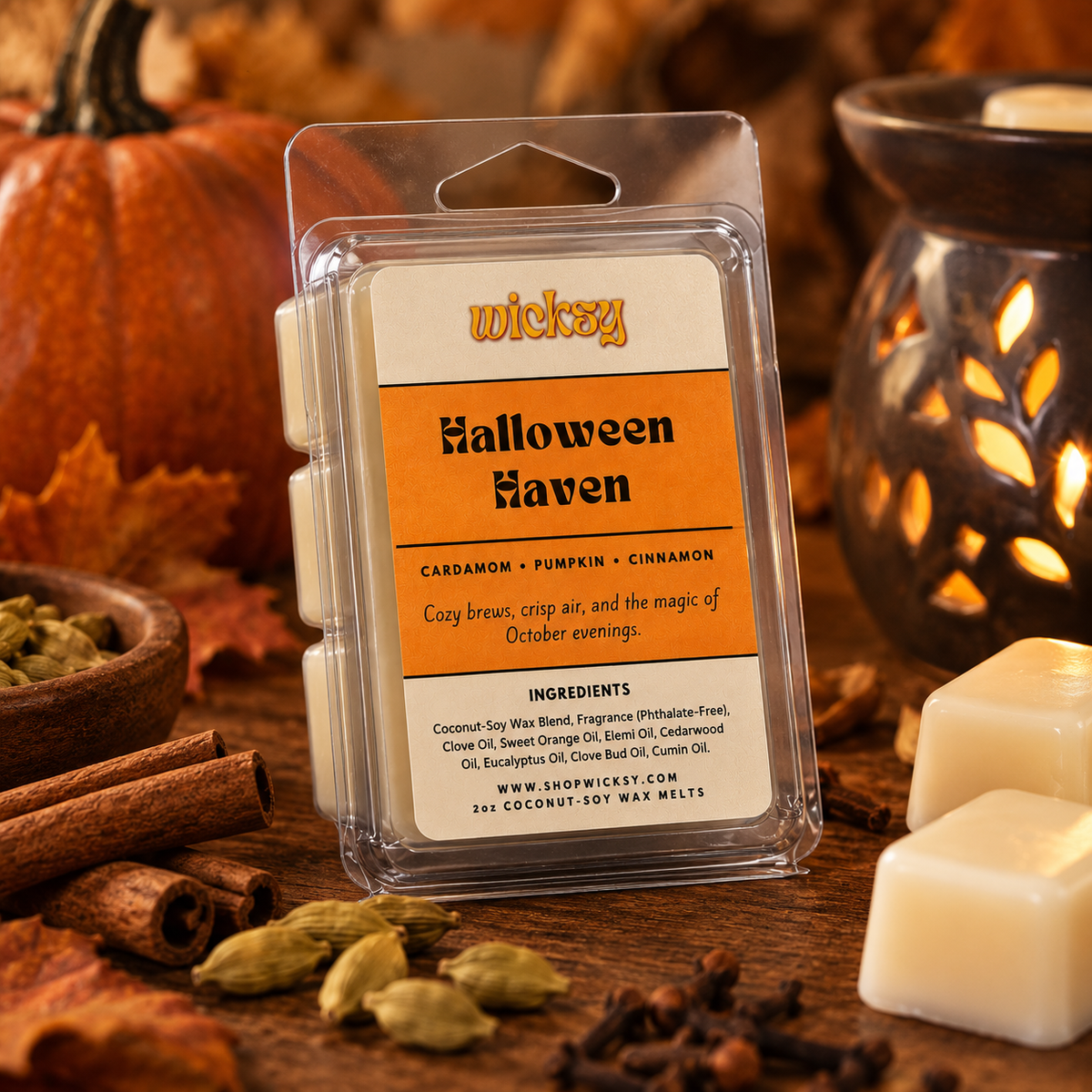 Halloween Haven Wax Melt by Wicksy, photo 2