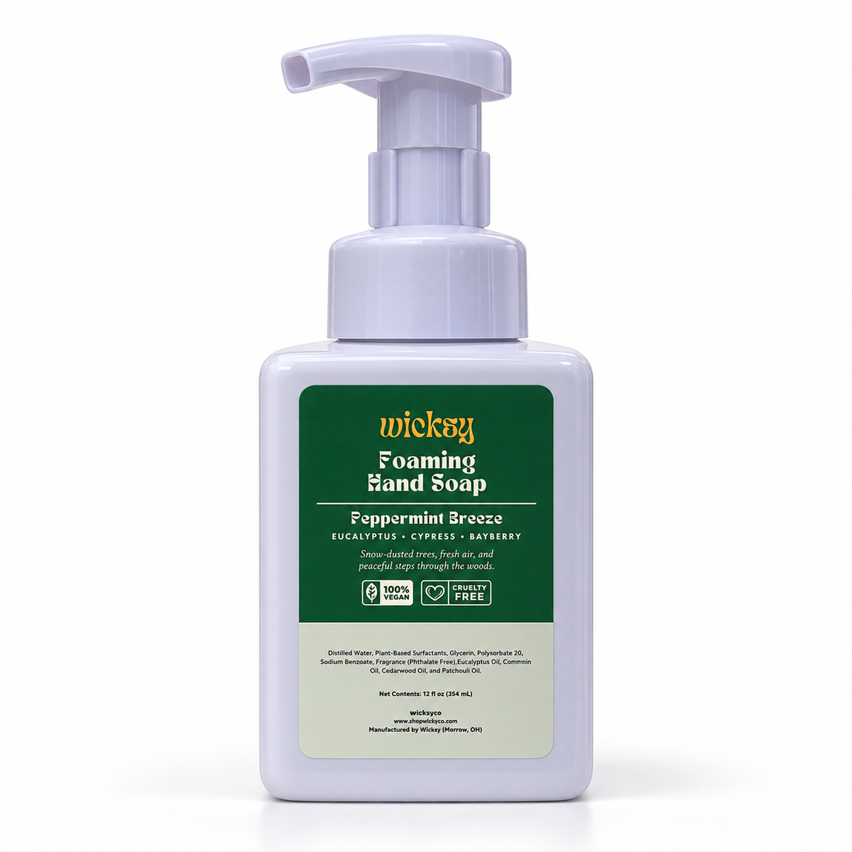 Peppermint Breeze Foaming Hand Soap by Wicksy, photo 2