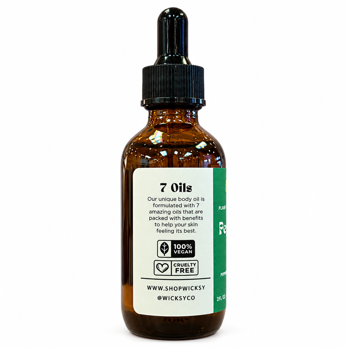 Peppermint Breeze Hand & Body Oil by Wicksy, photo 2