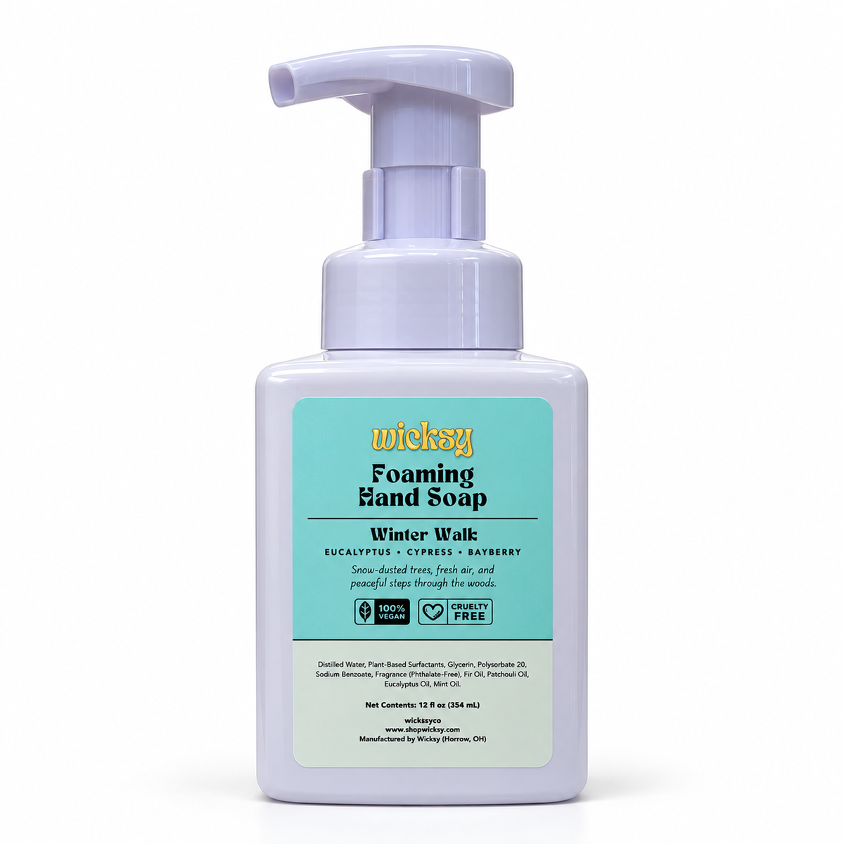 Winter Walk Foaming Hand Soap by Wicksy, photo 2