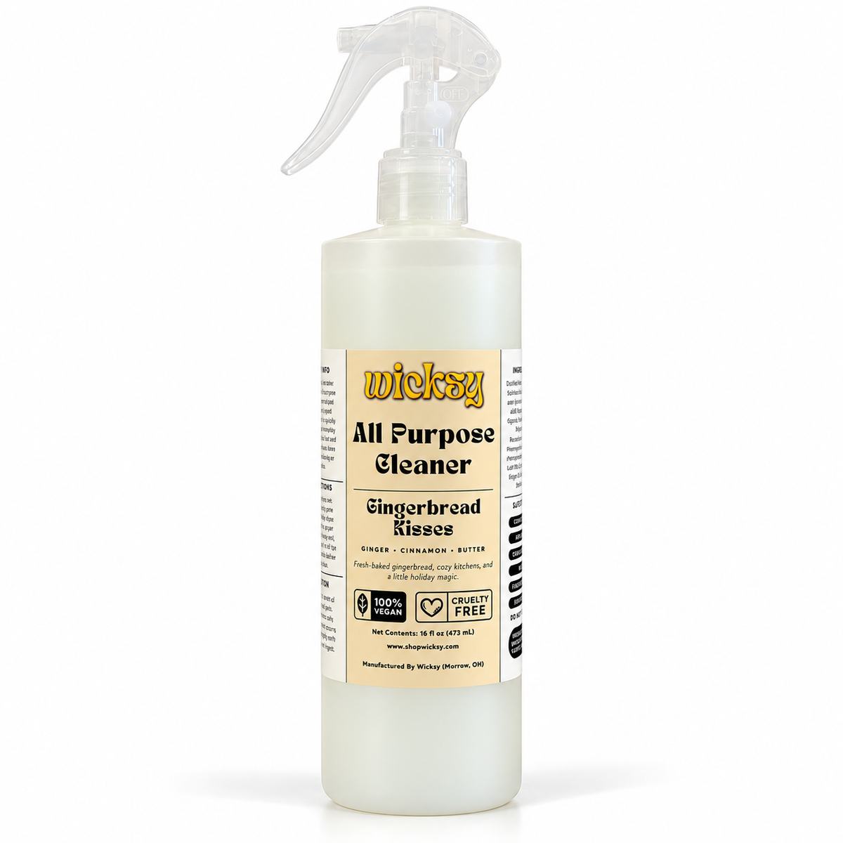 Gingerbread Kisses All Purpose Cleaner by Wicksy