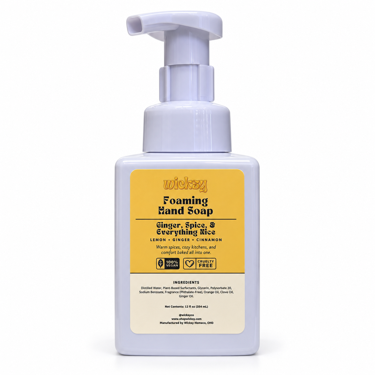 Ginger, Spice, & Everything Nice Foaming Hand Soap by Wicksy, photo 2