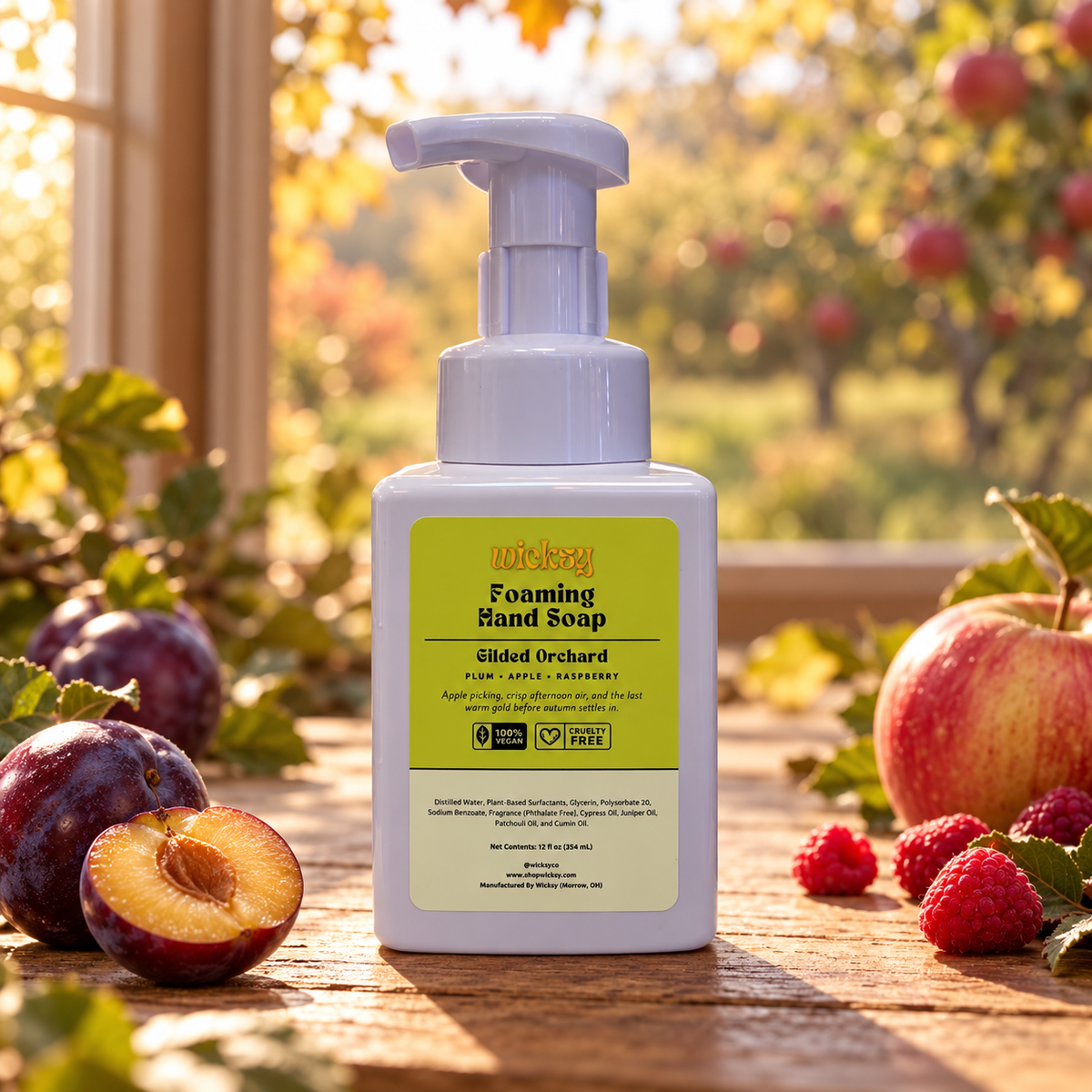 Gilded Orchard Foaming Hand Soap by Wicksy, photo 3