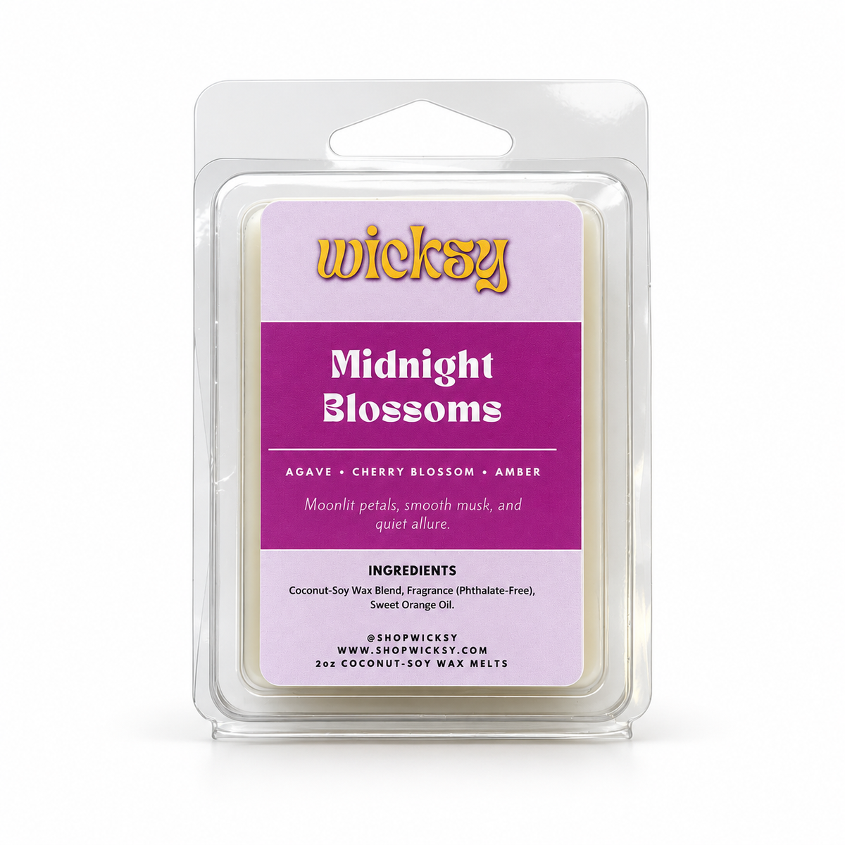 Midnight Blossoms Wax Melt by Wicksy