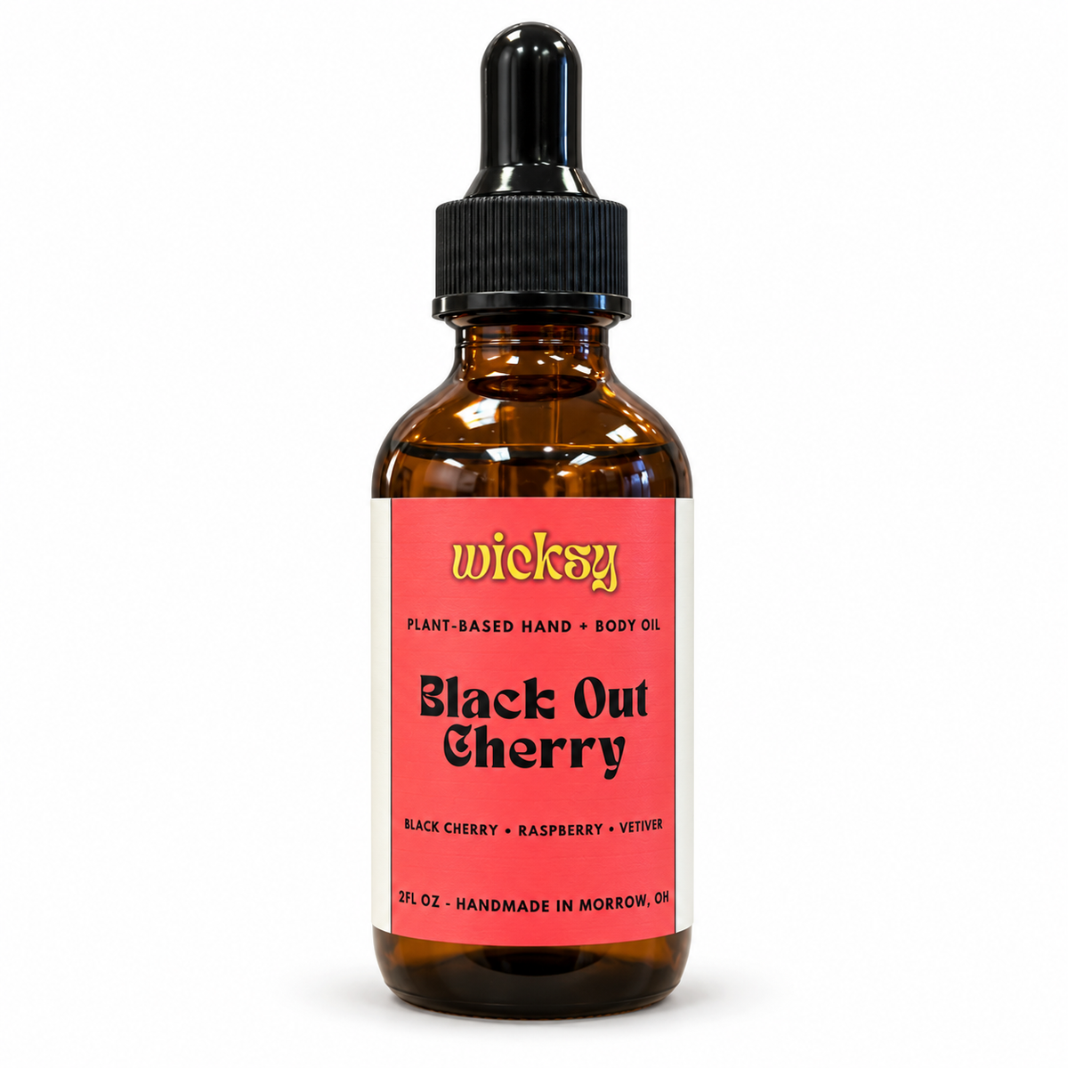 Black Out Cherry Hand & Body Oil by Wicksy