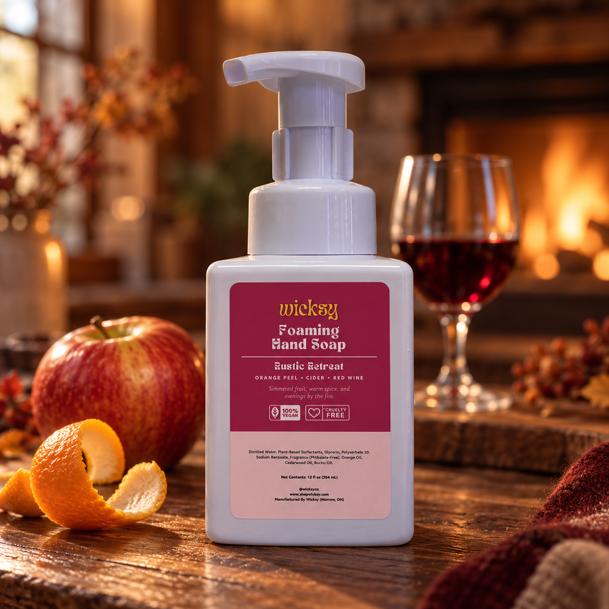 Rustic Retreat Foaming Hand Soap by Wicksy, photo 3