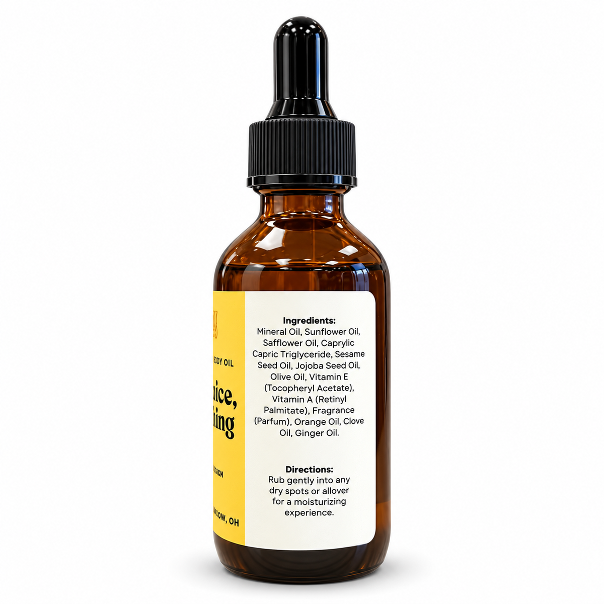 Ginger, Spice, & Everything Nice Hand & Body Oil by Wicksy, photo 3