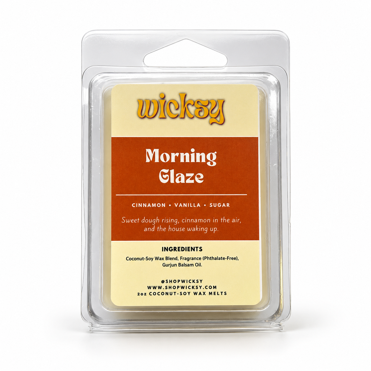 Morning Glaze Wax Melt by Wicksy, photo 2