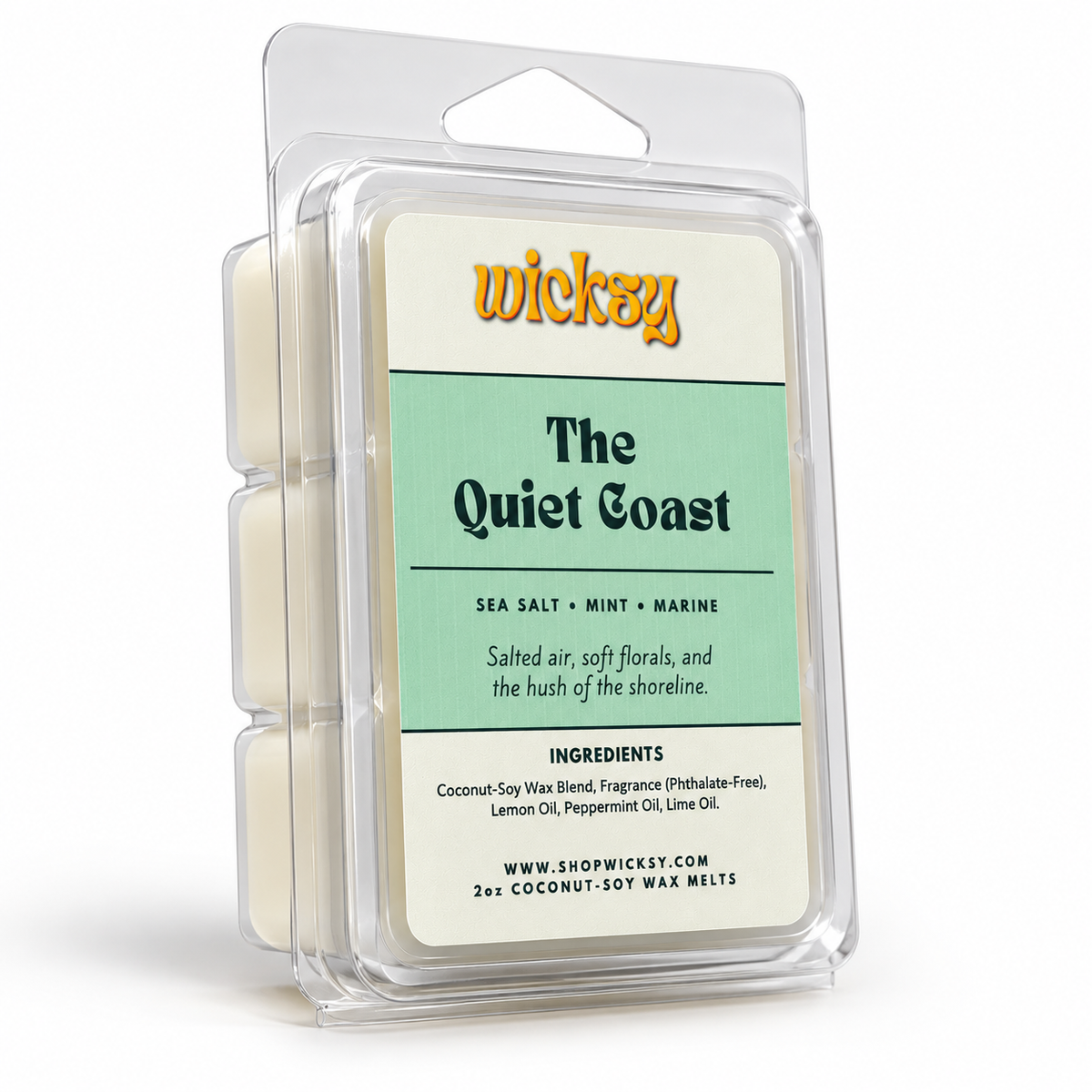 The Quiet Coast Wax Melt by Wicksy