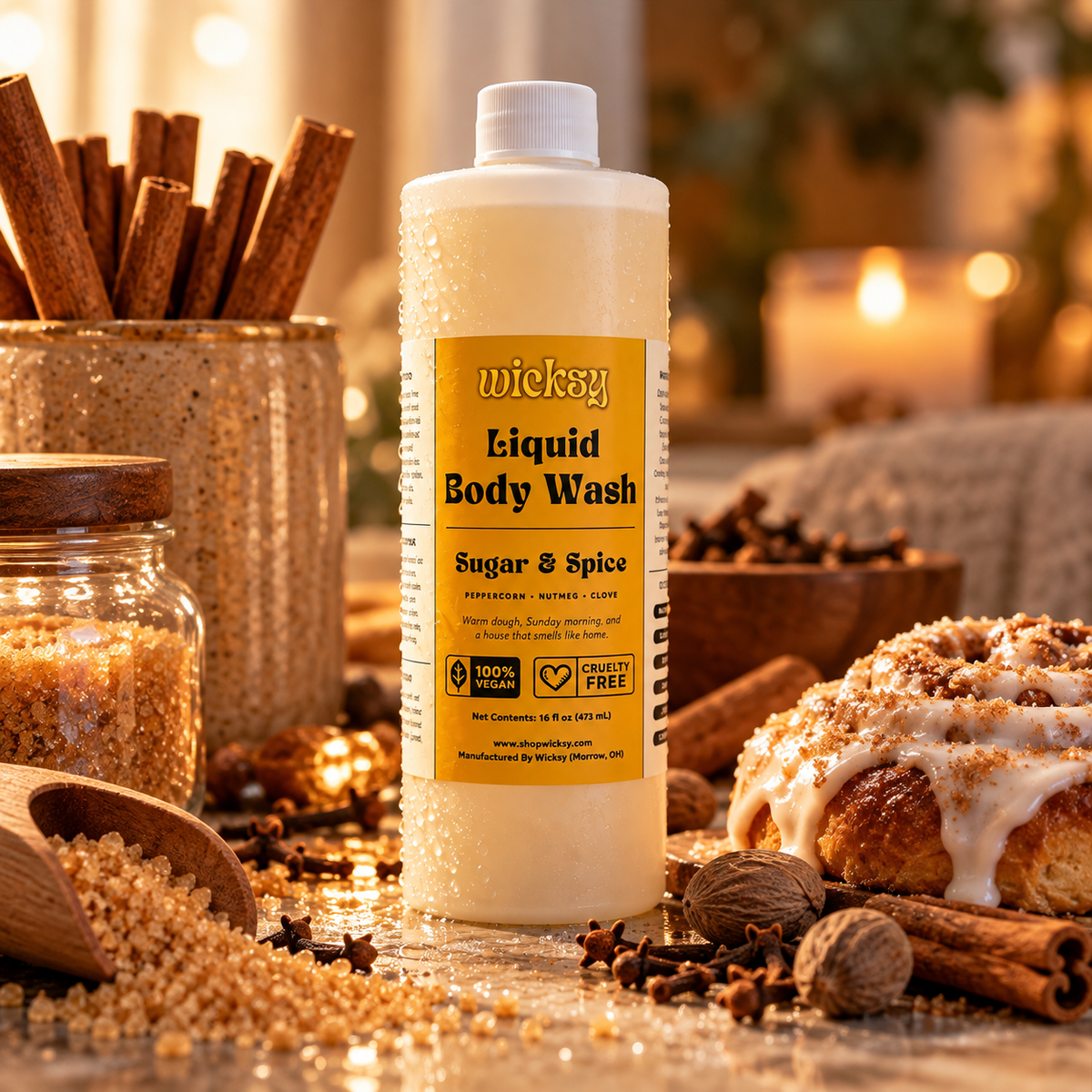 Sugar & Spice Body Wash by Wicksy, photo 5