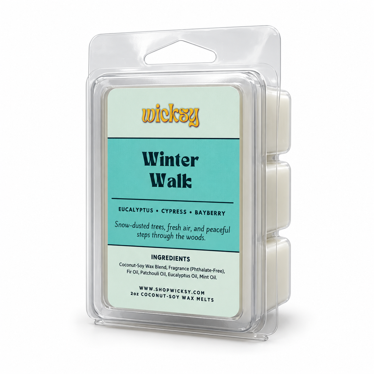 Winter Walk Wax Melt by Wicksy, photo 2
