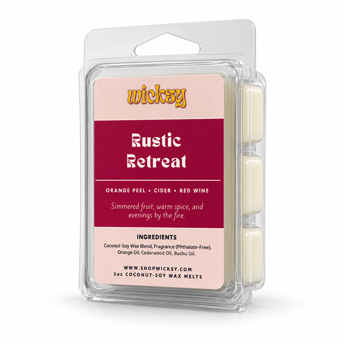 Rustic Retreat Wax Melt by Wicksy, photo 2