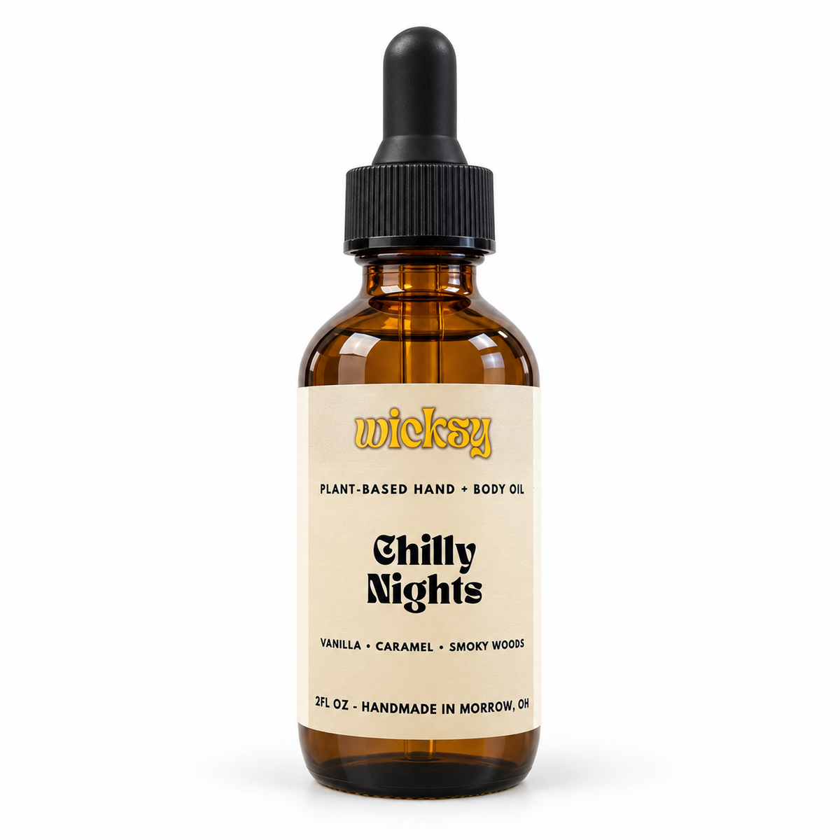 Chilly Nights Hand & Body Oil by Wicksy
