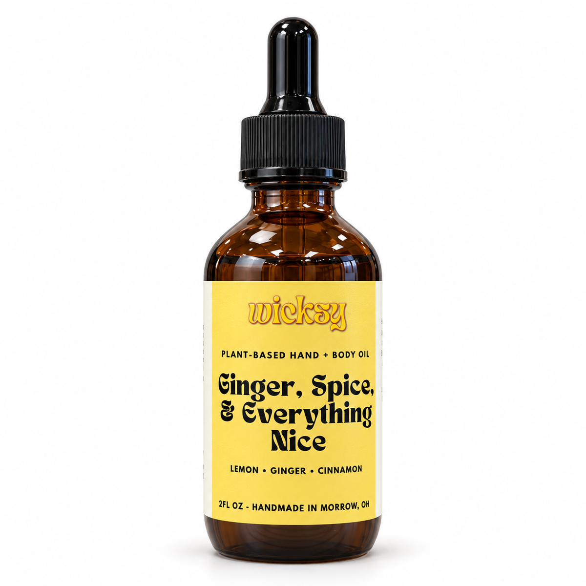 Ginger, Spice, & Everything Nice Hand & Body Oil by Wicksy