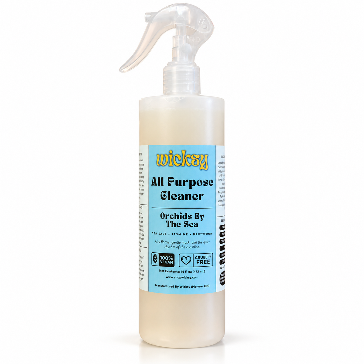 Orchids By The Sea All Purpose Cleaner by Wicksy
