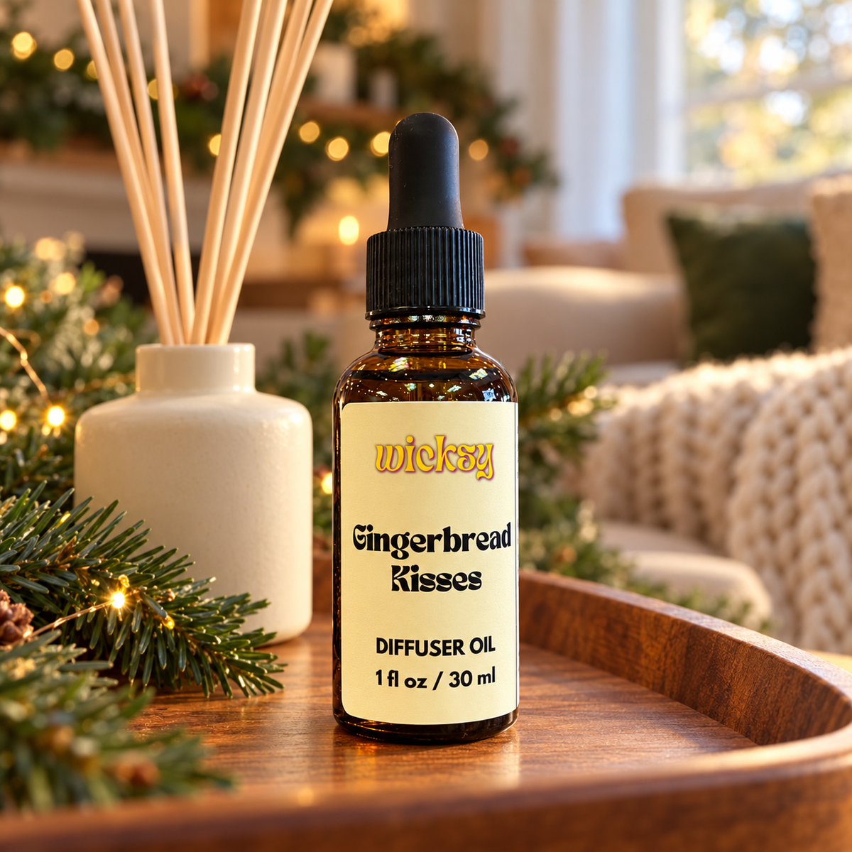 Gingerbread Kisses Diffuser Oil by Wicksy, photo 4