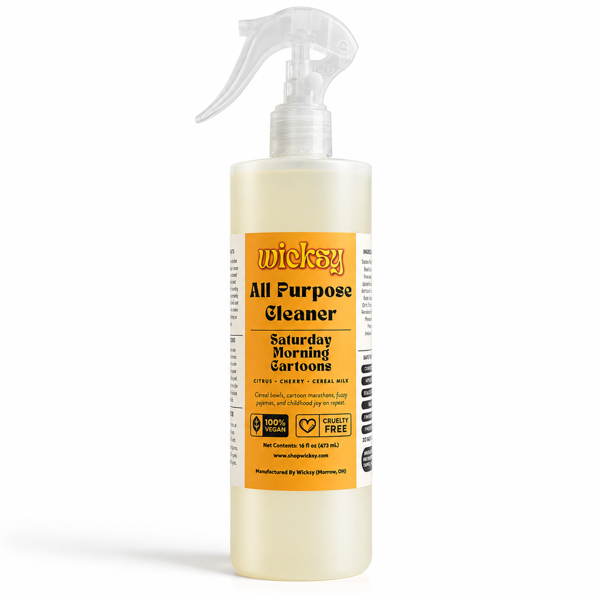 Saturday Morning Cartoons All Purpose Cleaner by Wicksy