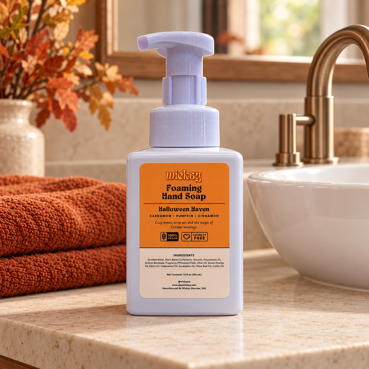 Halloween Haven Foaming Hand Soap by Wicksy, photo 4