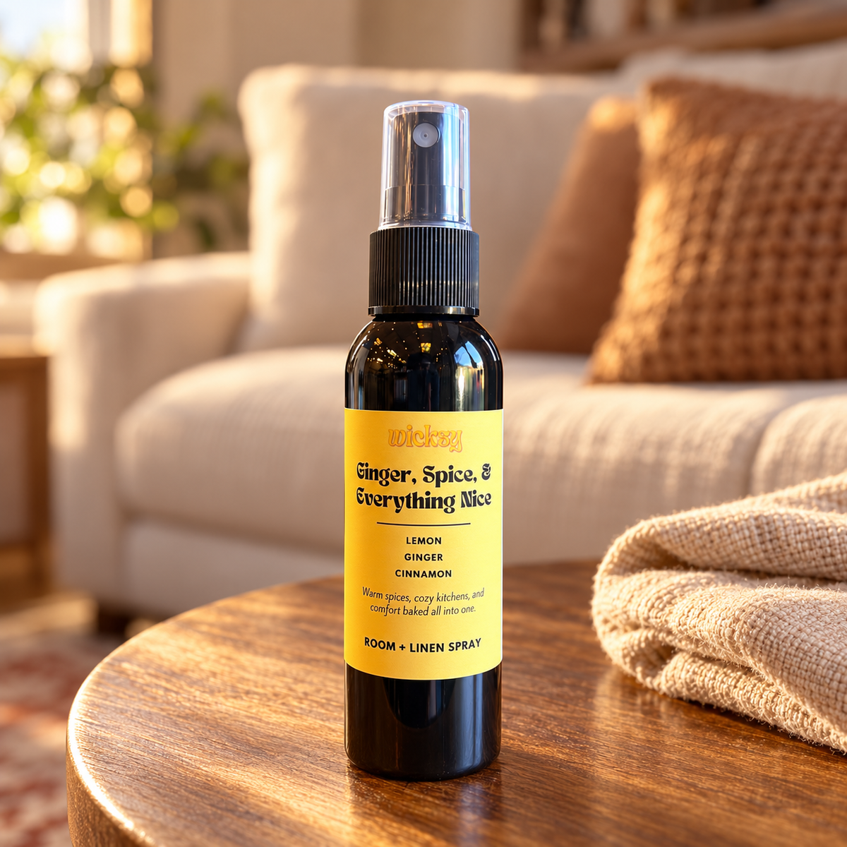 Ginger, Spice, & Everything Nice Room & Linen Spray by Wicksy, photo 4