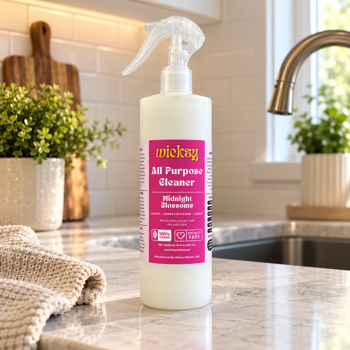 Midnight Blossoms All Purpose Cleaner by Wicksy, photo 4