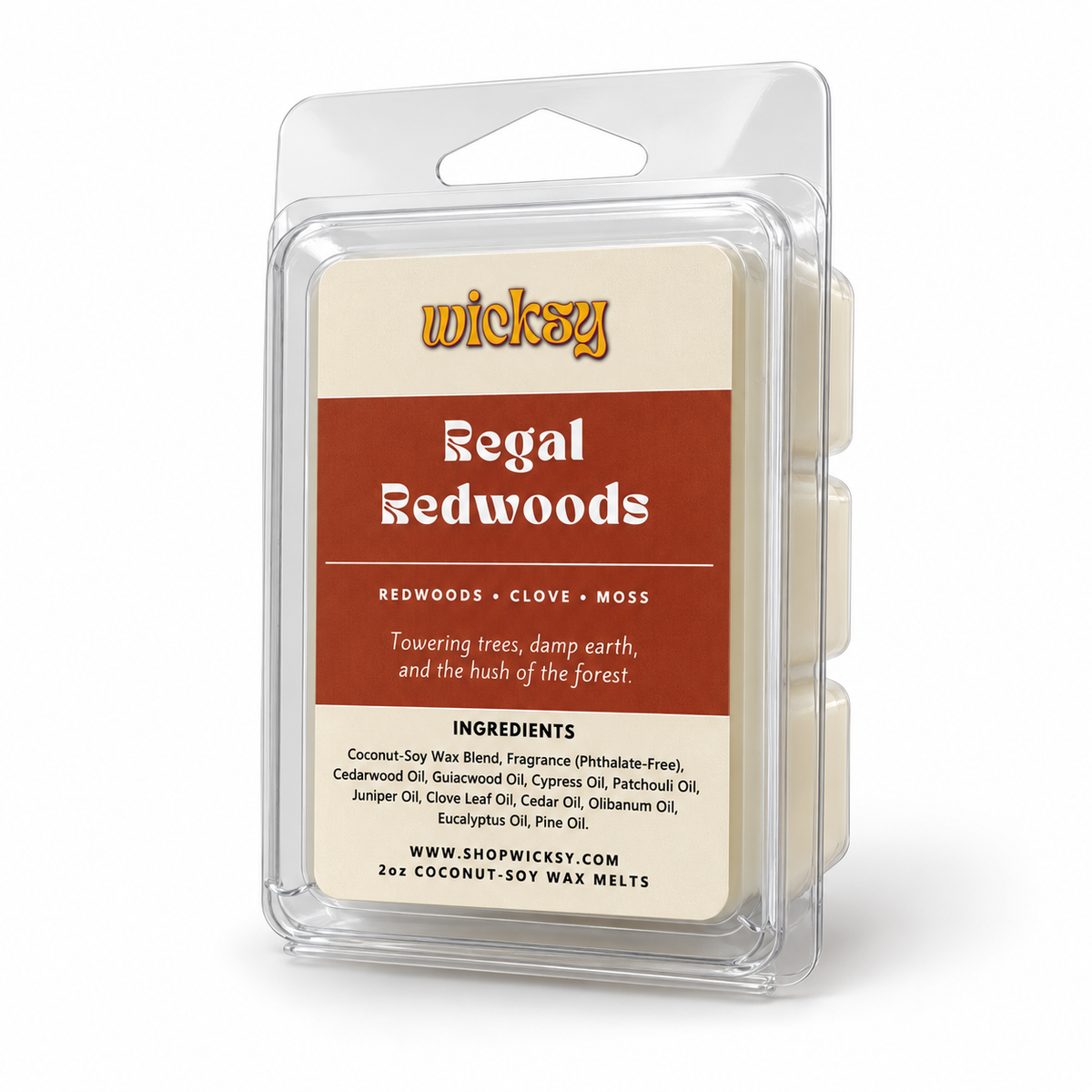 Regal Redwoods Wax Melt by Wicksy, photo 2