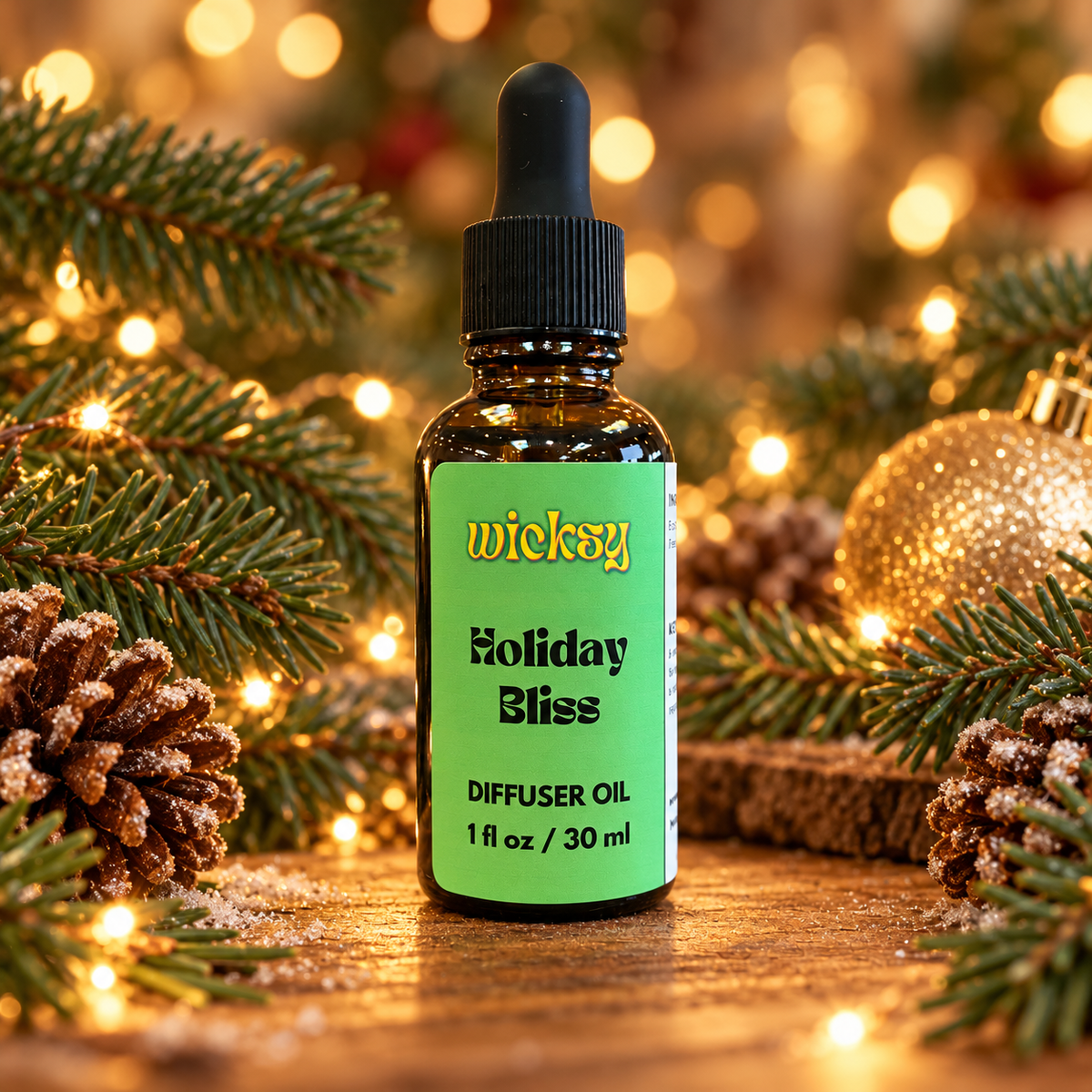 Holiday Bliss Diffuser Oil by Wicksy, photo 3