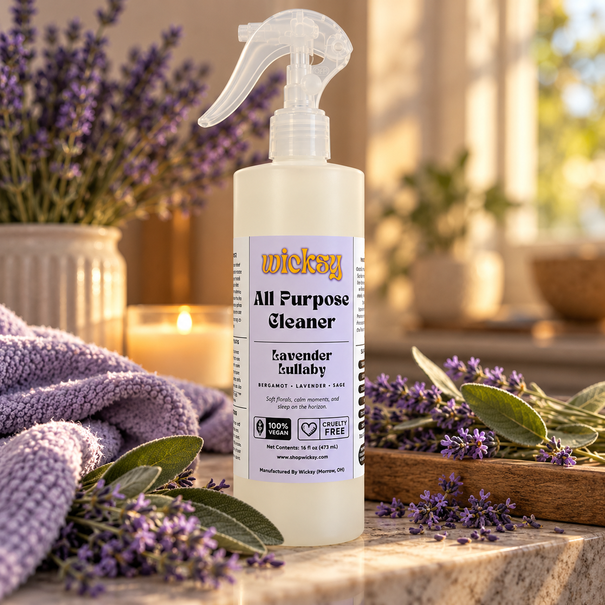 Lavender Lullaby All Purpose Cleaner by Wicksy, photo 5