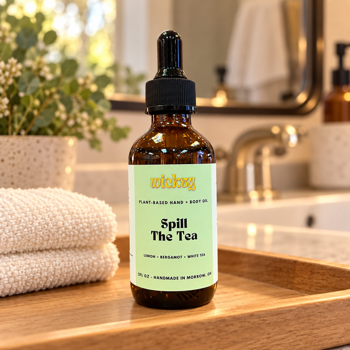 Spill The Tea Hand & Body Oil by Wicksy, photo 5