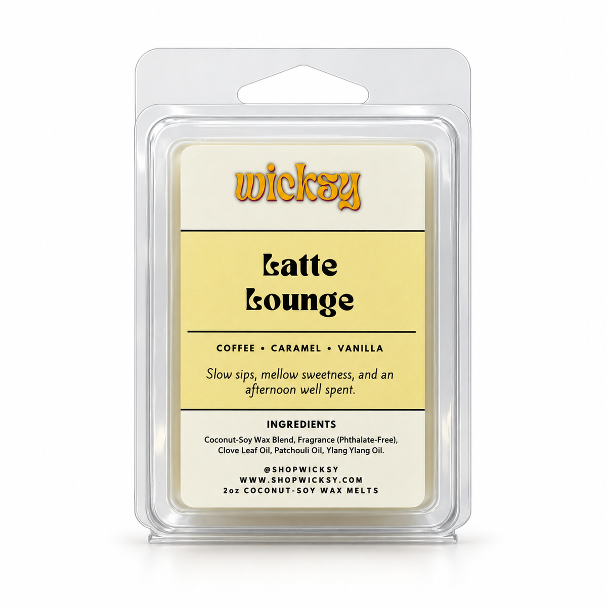 Latte Lounge Wax Melt by Wicksy, photo 2