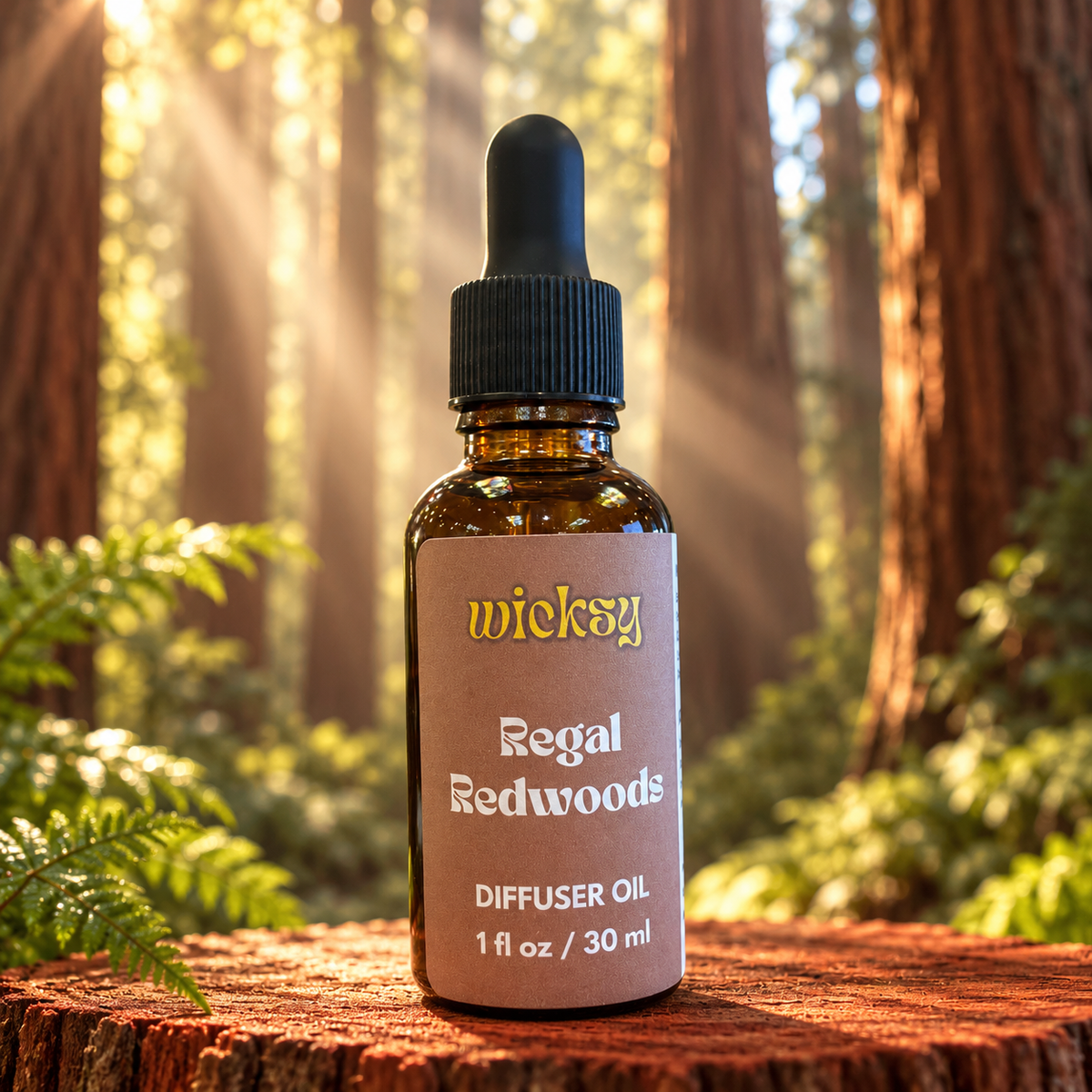 Regal Redwoods Diffuser Oil by Wicksy, photo 3