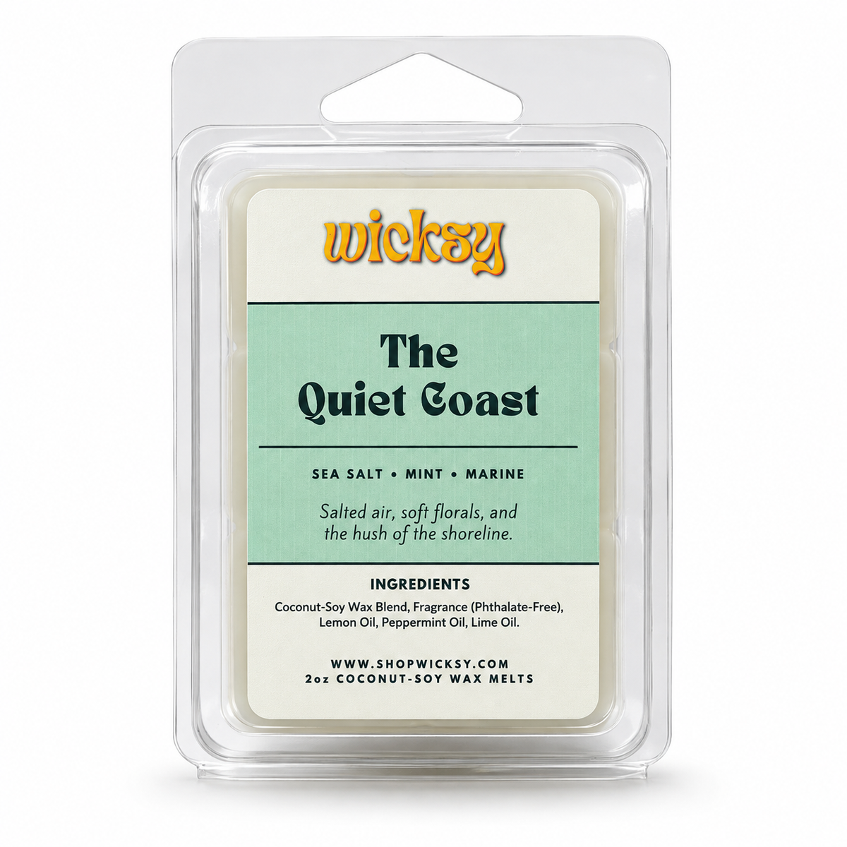 The Quiet Coast Wax Melt by Wicksy, photo 2